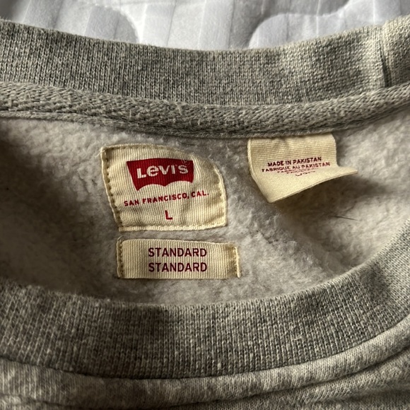 Grey Levi’s Crewneck - Picture 5 of 6